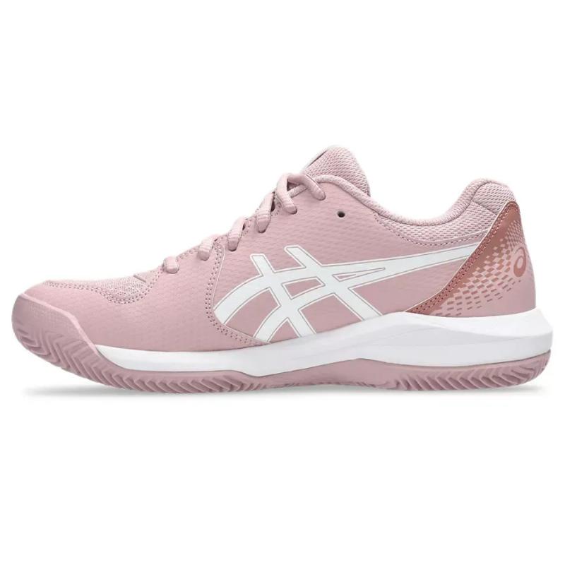 Zapatillas Asics Gel Dedicate 8 Clay Rosa Morganita Blanco Mujer