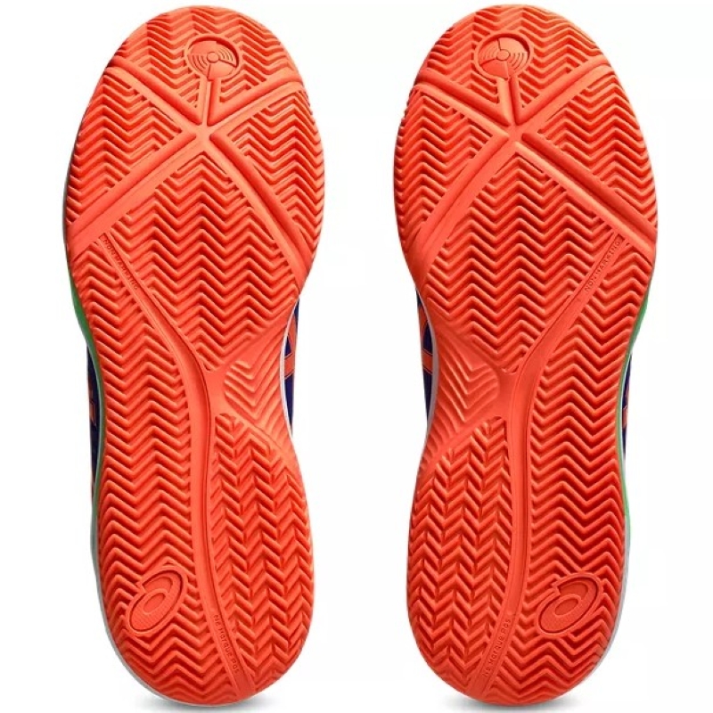 Asics Gel Dedicate 8 Padel Cobalt Blue Coral Sneakers