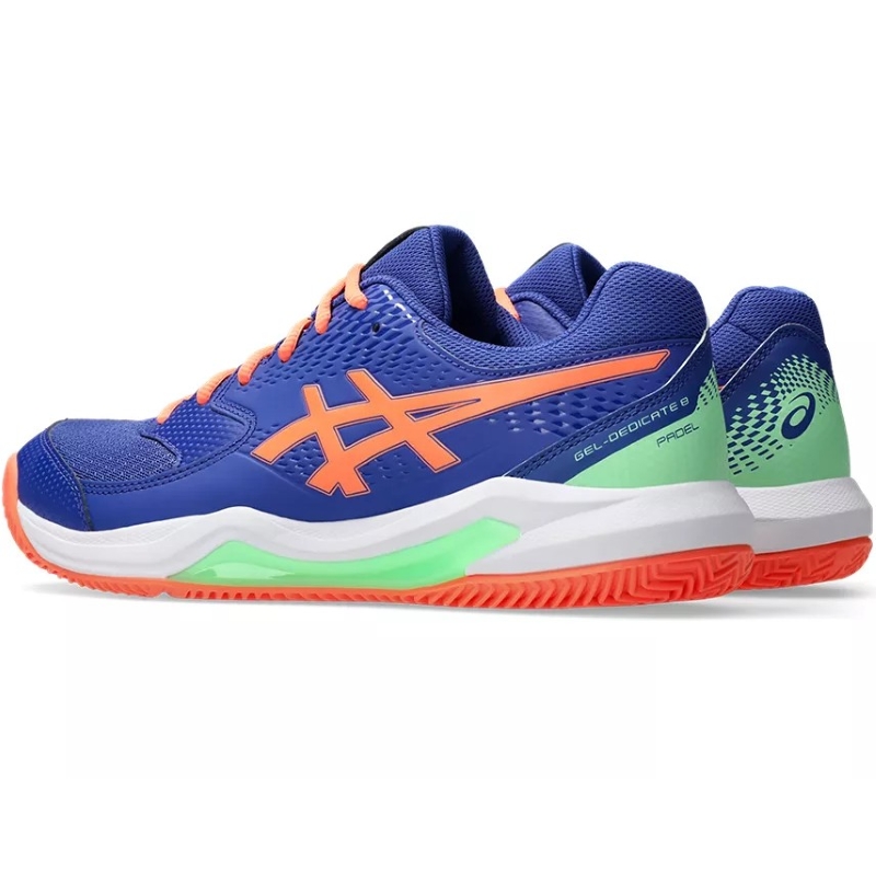 Asics Gel Dedicate 8 Padel Cobalt Blue Coral Sneakers