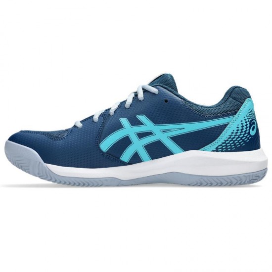 Asics Gel Dedicate 8 Padel Blue Mako Gray Sneakers