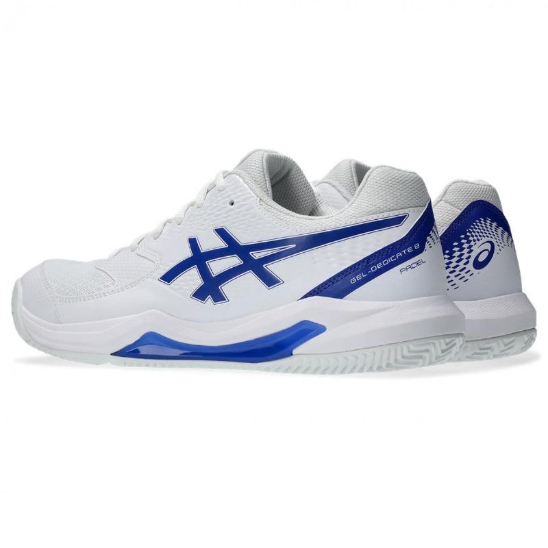 Asics Gel Dedicate 8 Padel Sneakers White Cobalt Blue