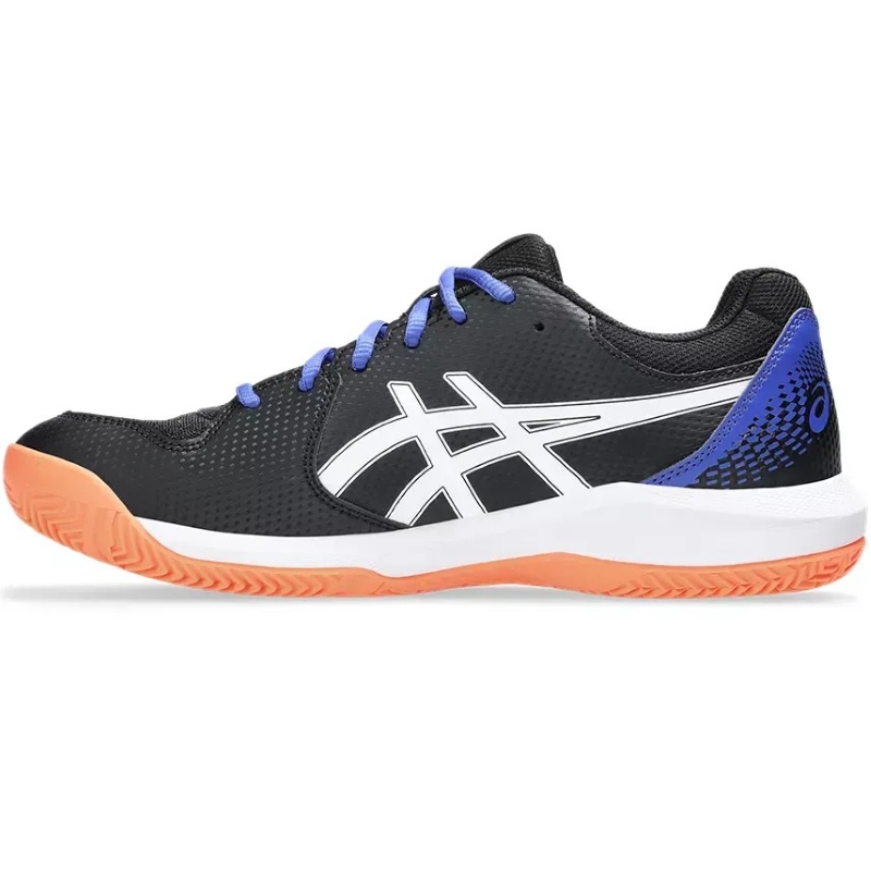 T?nis Asics Gel Dedicate 8 Padel Branco Preto Azul