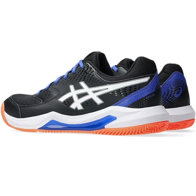 T?nis Asics Gel Dedicate 8 Padel Branco Preto Azul