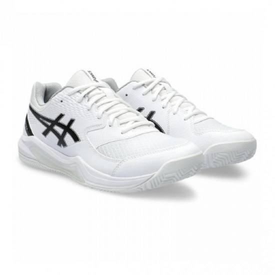 Scarpe Asics Gel Dedicate 8 Padel Bianco Nero