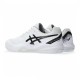 Chaussures Asics Gel Dedicate 8 Padel Blanc Noir