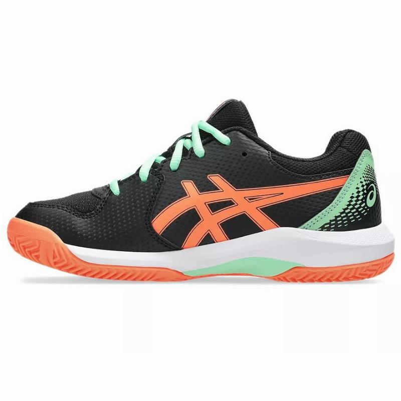 Baskets Junior Asics Gel Dedicate 8 Padel GS Noir Corail