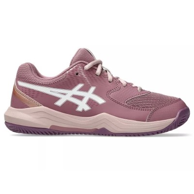 Tenis Asics Gel Dedicate 8 Padel GS Purple Oxide Branco Junior