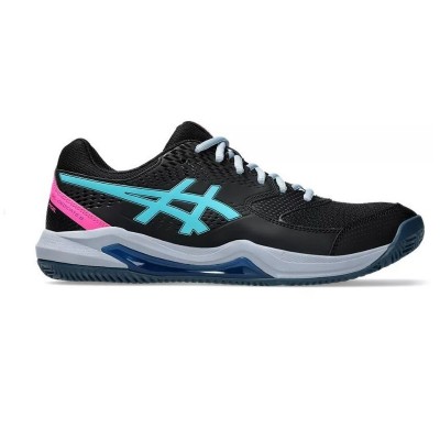 Asics Gel Dedicate 8 Padel Black Aqua Sneakers