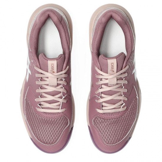 Tenis Asics Gel Dedicate 8 Padel Purple Oxide Branco Feminino