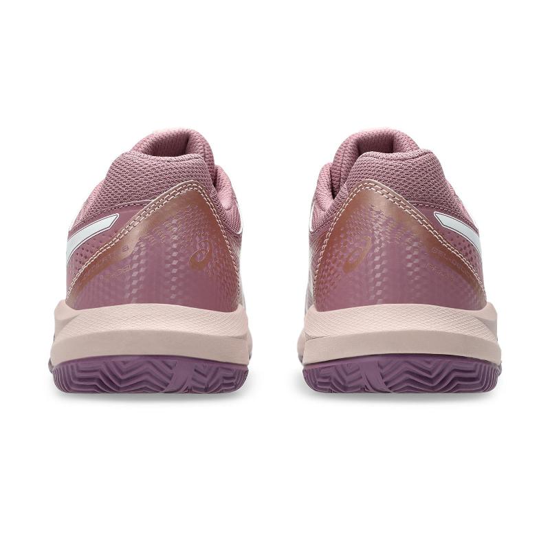 Zapatillas Asics Gel Dedicate 8 Padel Purpura Oxide Blanco Mujer