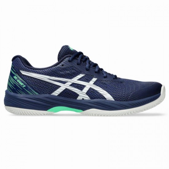 Baskets Asics Gel Game 9 TERRE BATTUE Bleu Blanc