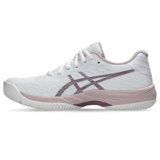 Zapatillas Asics Gel Game 9 Clay Blanco Malva Mujer