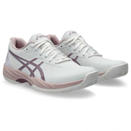 Baskets Femme Asics Gel Game 9 CLAY White Mauve