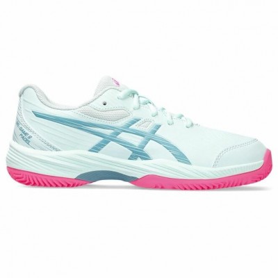 Sneakers Asics Gel Gioco Padel 9 Menta Grigio Blu Junior