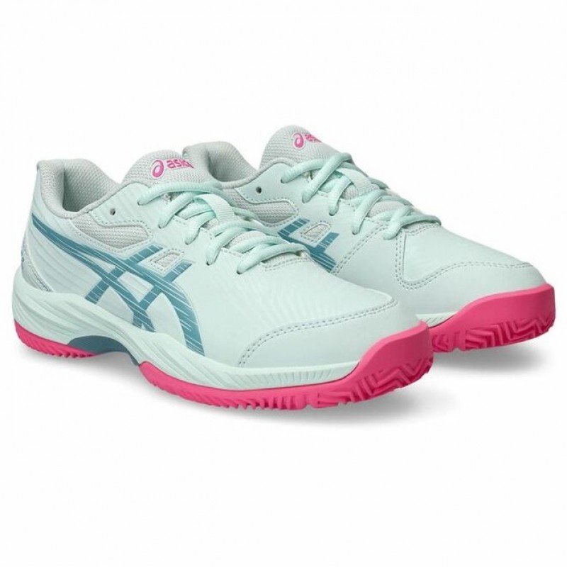 Tenis Asics Gel Game Padel 9 Mint Grey Blue Junior