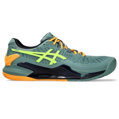 Asics Gel Resolution 9 Padel Celadon Tenis Amarelo