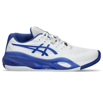 Tênis Asics Gel Resolution X Clay Branco Azul Cobalto