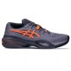 Baskets Asics Gel Resolution X Clay Gris Violet Orange