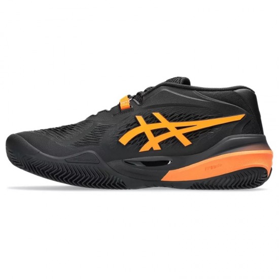 Asics Gel Resolution X Clay Black Orange Sneakers