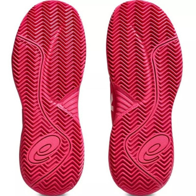 Asics Gel Resolution X Clay GS Scarpe da ginnastica junior crema rosa brillante