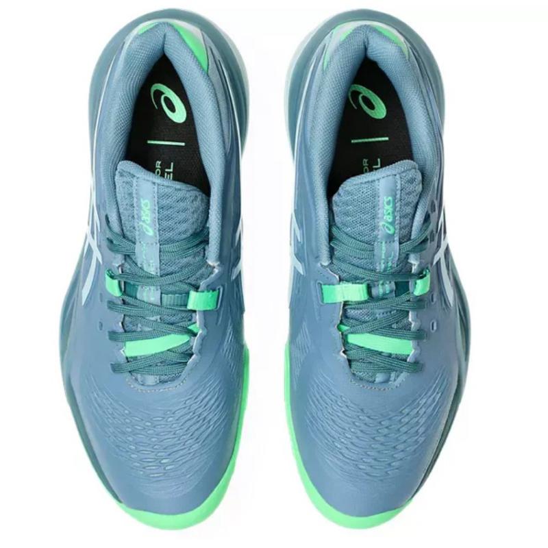 Asics Gel Resolution X Padel Blue Gray Sneakers