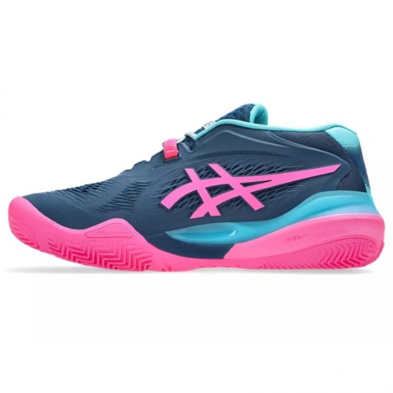 Scarpe da ginnastica Asics Gel Resolution X Padel Blu Mako Rosa