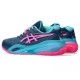 Scarpe da ginnastica Asics Gel Resolution X Padel Blu Mako Rosa