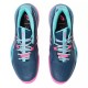 Zapatillas Asics Gel Resolution X Padel Azul Mako Rosa