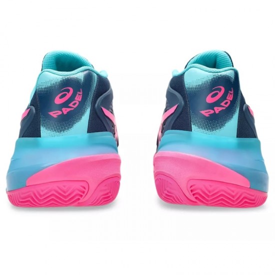 Scarpe da ginnastica Asics Gel Resolution X Padel Blu Mako Rosa