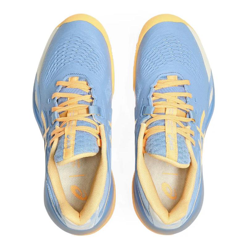 Sneakers Asics Gel Resolution X Padel Blue Stone Orange Donna