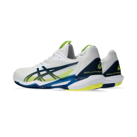 Sneakers Asics Solution Speed FF 3 Bianco Blu Mako - TERRA BATTUTA