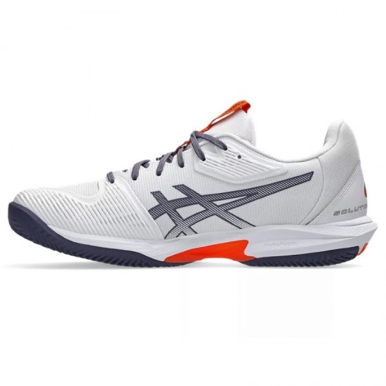 Zapatillas Asics Solution Speed FF 3 Clay Blanco Gris Naranja