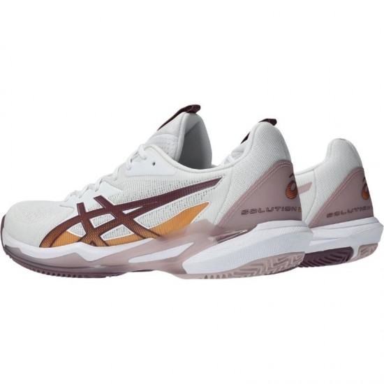 Tenis Asics Solution Speed FF 3 Clay White Mauve para Mulheres