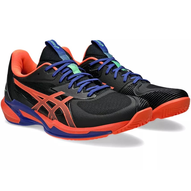 Asics Solution Speed FF 3 Padel Black Coral Sneakers