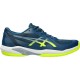 Baskets Asics Solution Swift FF 2 Bleu Terre Battue Mako Jaune