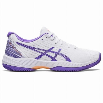 Sneakers Asics Solution Swift FF Clay Bianco Ametista Donna