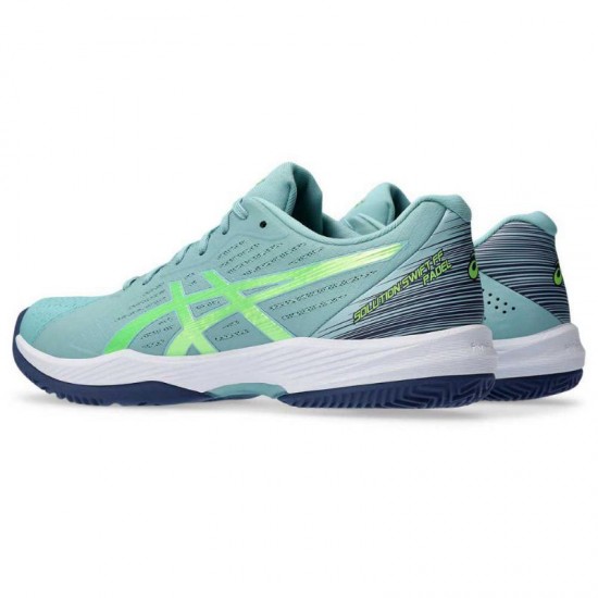 Chaussures Asics Solution Swift FF Padel Teal Lime