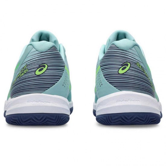 Asics Solution Swift FF Padel Teal Lime Shoes