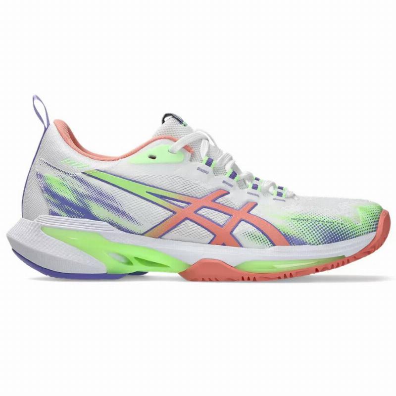 Asics Sonicsmash FF Baskets Blanches Rose Femmes