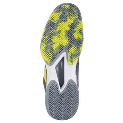 Babolat Jet Tere Clay Dark Grey Neon Green Sneakers