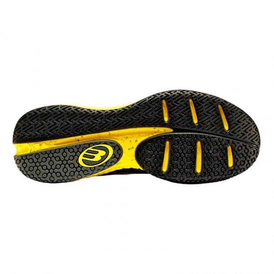 Tenis Bullpadel Ionic 24I Preto Amarelo