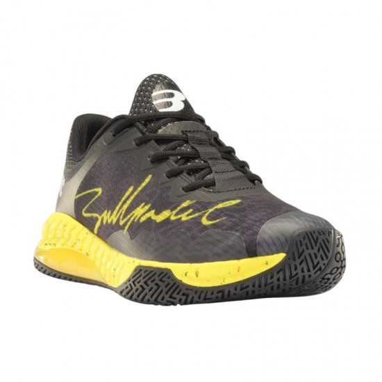 Tenis Bullpadel Ionic 24I Preto Amarelo