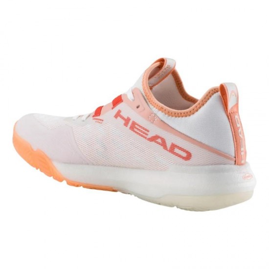 Tenis Head Motion Pro White Coral para Mulheres