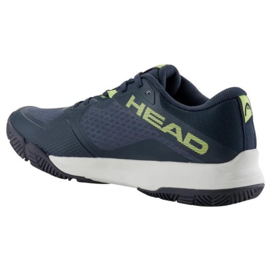 Baskets Head Motion Team Padel bleu marine lime