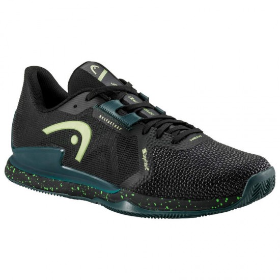 Head Sprint Pro 3.5 SF Clay Black Forest Green Shoes
