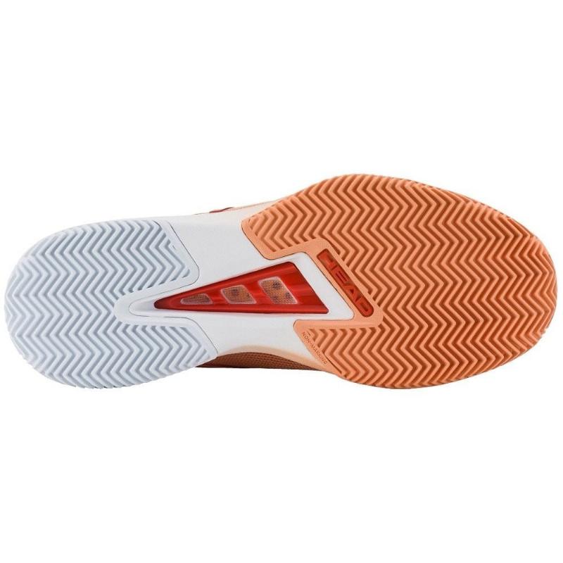 Zapatillas Head Sprint Pro 4.0 Clay Coral Blanco Mujer