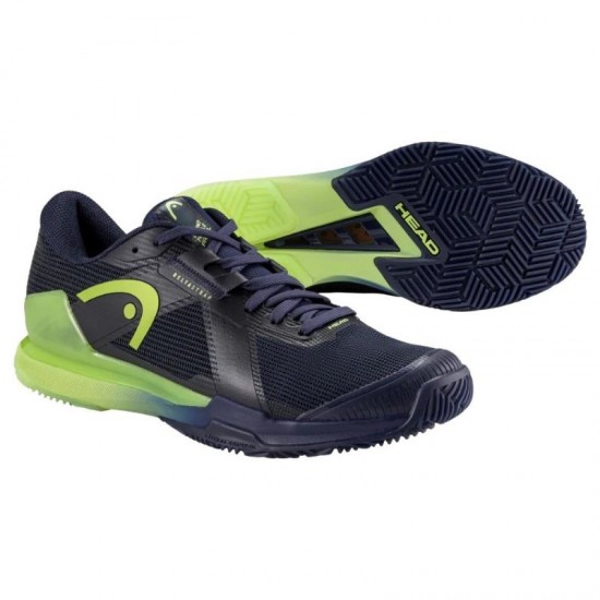 Head Sprint Pro 4.0 Padel Bleu Marine Lime Baskets