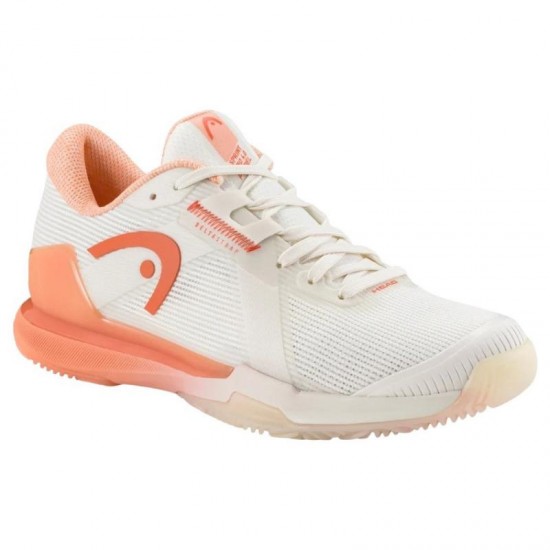 Scarpe Head Sprint Pro 4.0 Padel Bianco Corallo Donna