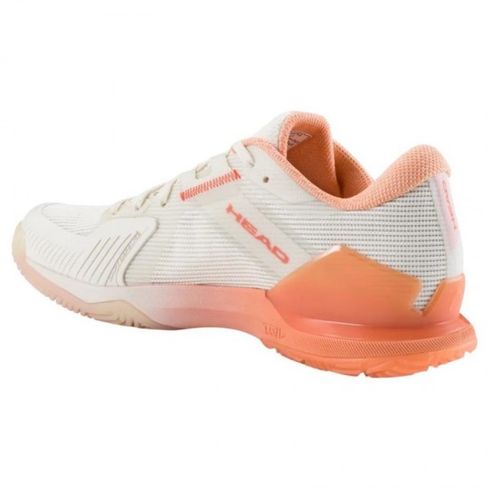 Scarpe Head Sprint Pro 4.0 Padel Bianco Corallo Donna