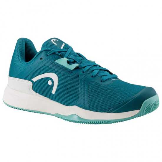 Zapatillas Head Sprint Team 3.5 Clay Azul Pedra Blanco Mujer